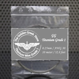 Titanium Grade 1 Wire 0,25mm (30AWG) 10Mts.