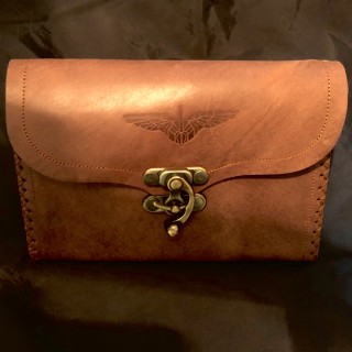 Golden Greek Collective leather case