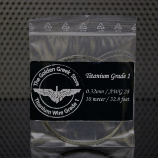 Titanium Grade 1 Wire 0,32mm (28AWG) 10Mts.
